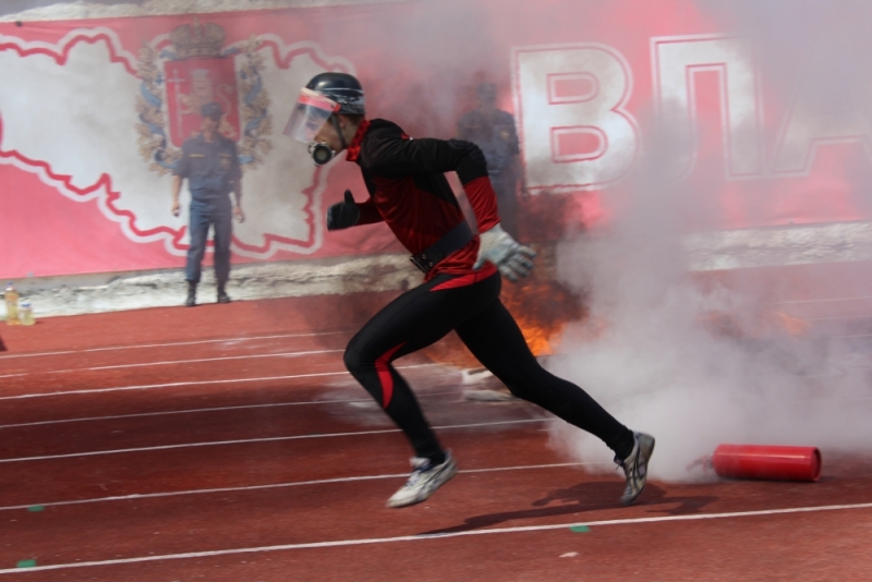 В городе Владимире состоялись областные соревнования по пожарно-прикладному спорту среди добровольных юных пожарных